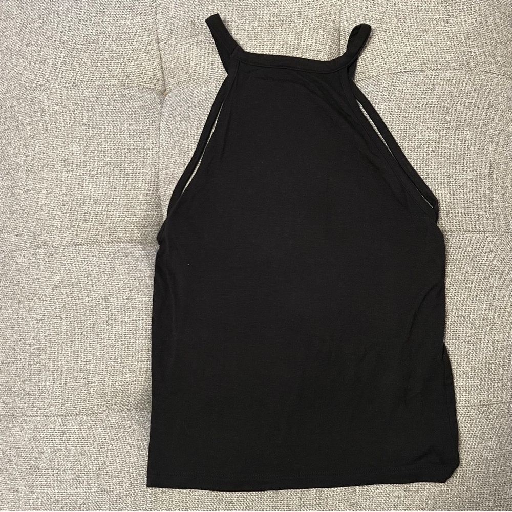 American Eagle Outfitters Hugh Neck Tank with Strappy Detail - Picture 4 of 4